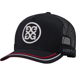 G/FORE Soutache Knit Interlock Tall Trucker Golf Hat