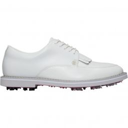 G/FORE Limited Release Derby G/LOCK Tux Leather Golf Shoes - Snow/Nimbus