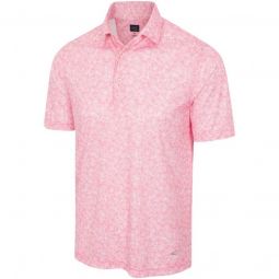 Greg Norman ML75 Recycled Microlux Vine Print Golf Polo