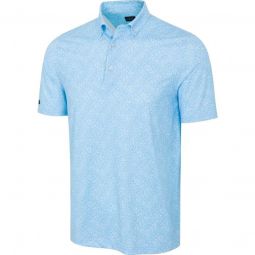 Greg Norman ML75 Sky Button-Down Collar Golf Polo