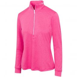 Greg Norman Womens Leaderboard Ultra-Stretch Half-Zip Golf Pullover
