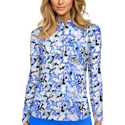 Jamie Sadock Womens Dreamscape Sunsense Long Sleeve Golf Top - 51157