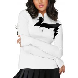 Jamie Sadock Womens Lightning Sunsense Long Sleeve Golf Top - 51122