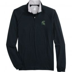johnnie-O Michigan State Spartans Freeborn Performance 1/4 Zip Golf Pullover