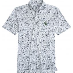 johnnie-O Michigan State Spartans Hoop There It Is Golf Polo