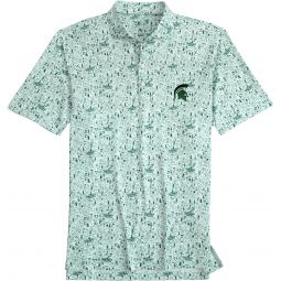 johnnie-O Michigan State Spartans Hoop There It Is Golf Polo
