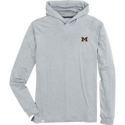 johnnie-O University of Michigan Talon Performance T-Shirt Golf Hoodie