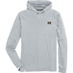 johnnie-O University of Michigan Talon Performance T-Shirt Golf Hoodie