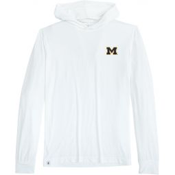 johnnie-O University of Michigan Talon Performance T-Shirt Golf Hoodie
