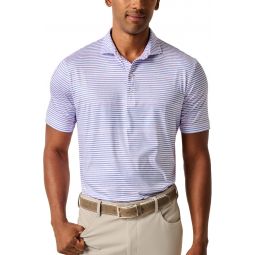 johnnie-O Warwick Striped Featherweight Performance Golf Polo