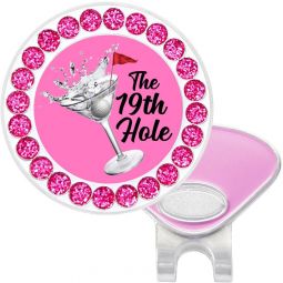Navika Womens Glitzy Hat Clip Ball Marker