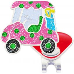 Navika Womens Glitzy Hat Clip Ball Marker