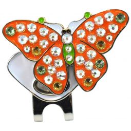 Navika Womens Hat Clip Ball Marker Adorned with Crystals from Swarovski