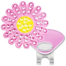 Navika Womens Hat Clip Ball Marker Adorned with Crystals from Swarovski