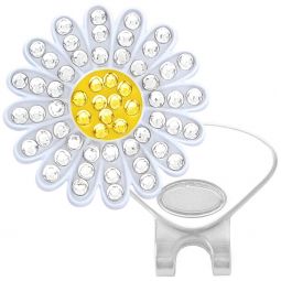 Navika Womens Hat Clip Ball Marker Adorned with Crystals from Swarovski