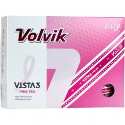 Volvik Vista3 Pink 360 BCRF Golf Balls 2025