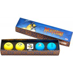 Volvik Vivid Marvel 3.0 Golf Ball Gift Set - Wolverine