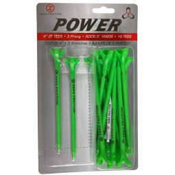 Zero Friction Power 4 Inch Golf Tees - 18 Pack