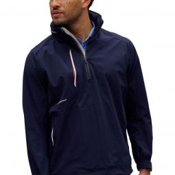 Zero Restriction Stretch Hybrid Quarter Zip Golf Rain Pullover