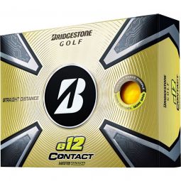 Bridgestone e12 Contact Matte Color Golf Balls - Yellow