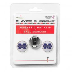 JP Lann Player Supreme Hat Clip and Ball Marker Set