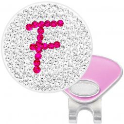 Navika Womens Micro Pave Crystal Hat Clip Ball Marker