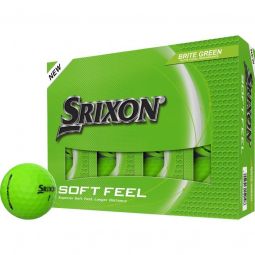 Srixon SOFT FEEL 14 BRITE Green Golf Balls 2025