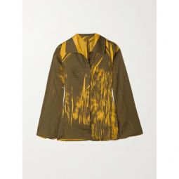 IOANNES Irene printed satin shirt