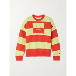 ACNE STUDIOS Striped intarsia wool sweater