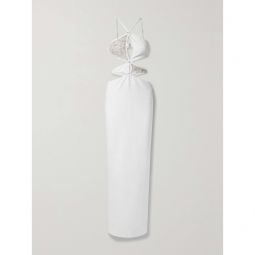 PATBO Asterisk cutout stretch-knit maxi dress