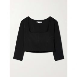 ACNE STUDIOS Cropped twill top