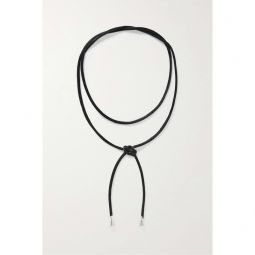 SOPHIE BUHAI + NET SUSTAIN satin and silver choker
