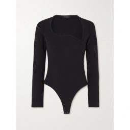 GOLDSIGN The Esme asymmetric stretch-knit bodysuit