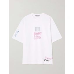 ACNE STUDIOS + NET SUSTAIN printed organic cotton-jersey T-shirt