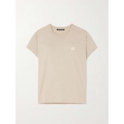 ACNE STUDIOS + NET SUSTAIN appliqued organic cotton-jersey T-shirt