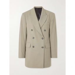 ACNE STUDIOS Double-breasted herringbone-jacquard blazer