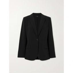 ACNE STUDIOS Double-breasted cow-print cotton-gabardine trench coat