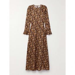 DOEN + NET SUSTAIN Amande printed cotton-voile maxi dress