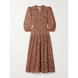 DOEN + NET SUSTAIN Philana floral-print organic cotton-voile midi dress