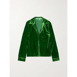 BERNADETTE Bill velvet shirt