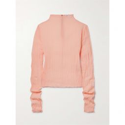 ACNE STUDIOS Crinkled-georgette top