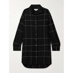 LEMLEM + NET SUSTAIN Mariam checked cotton-blend shirt