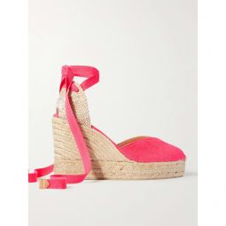 CASTANER + NET SUSTAIN Chiara 80 canvas wedge espadrilles
