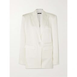 ALEX PERRY Hartford satin-crepe blazer