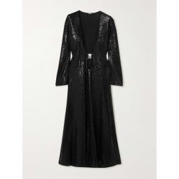 DODO BAR OR Nina embellished cutout stretch-jersey maxi dress