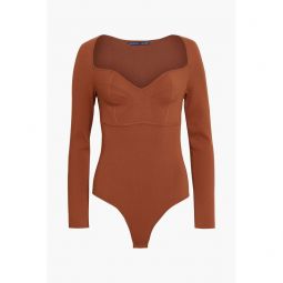 Stretch-knit bodysuit