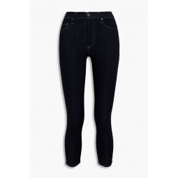 Siren cropped high-rise skinny jeans