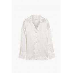 Margaret organic silk-satin blouse