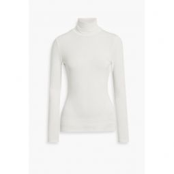 Hazel stretch-Lyocell jersey turtleneck top