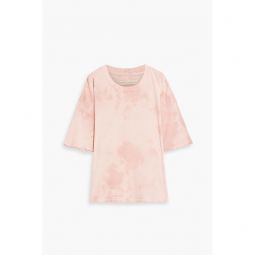 Tie-dyed cotton-jersey T-shirt